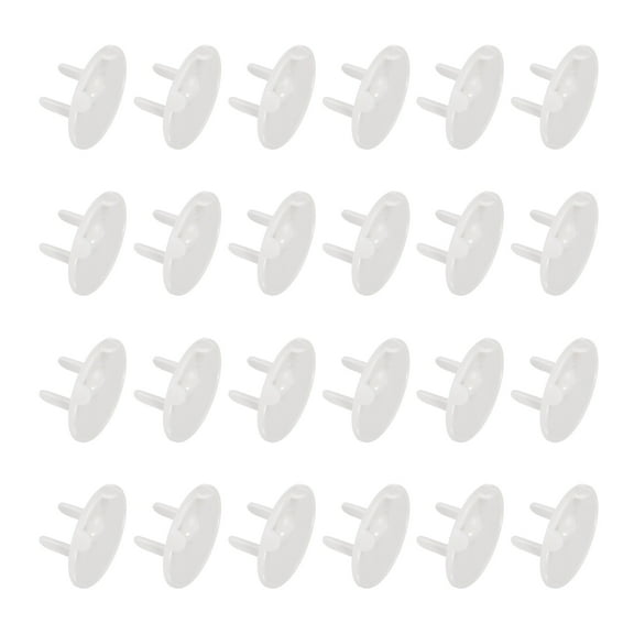24 Pack Outlet Covers Proofing, Plug Covers Easy Installation Electric Plug Protectors Safety Socket Cover Protector White