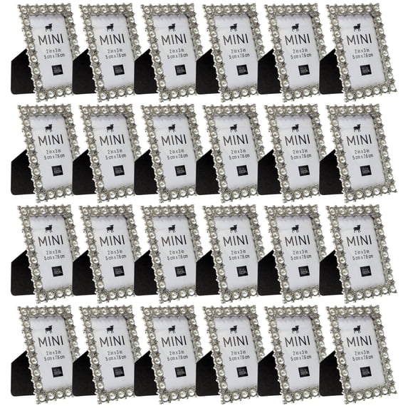Studio Decor Pearl Mini Frame, 24 Pack