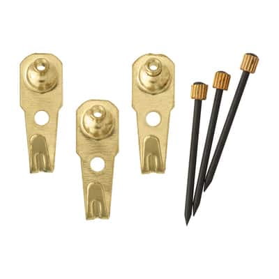 Antrader Picture Rail Hooks - Pack Of 24 Black Moulding Hangers For Photo Frames