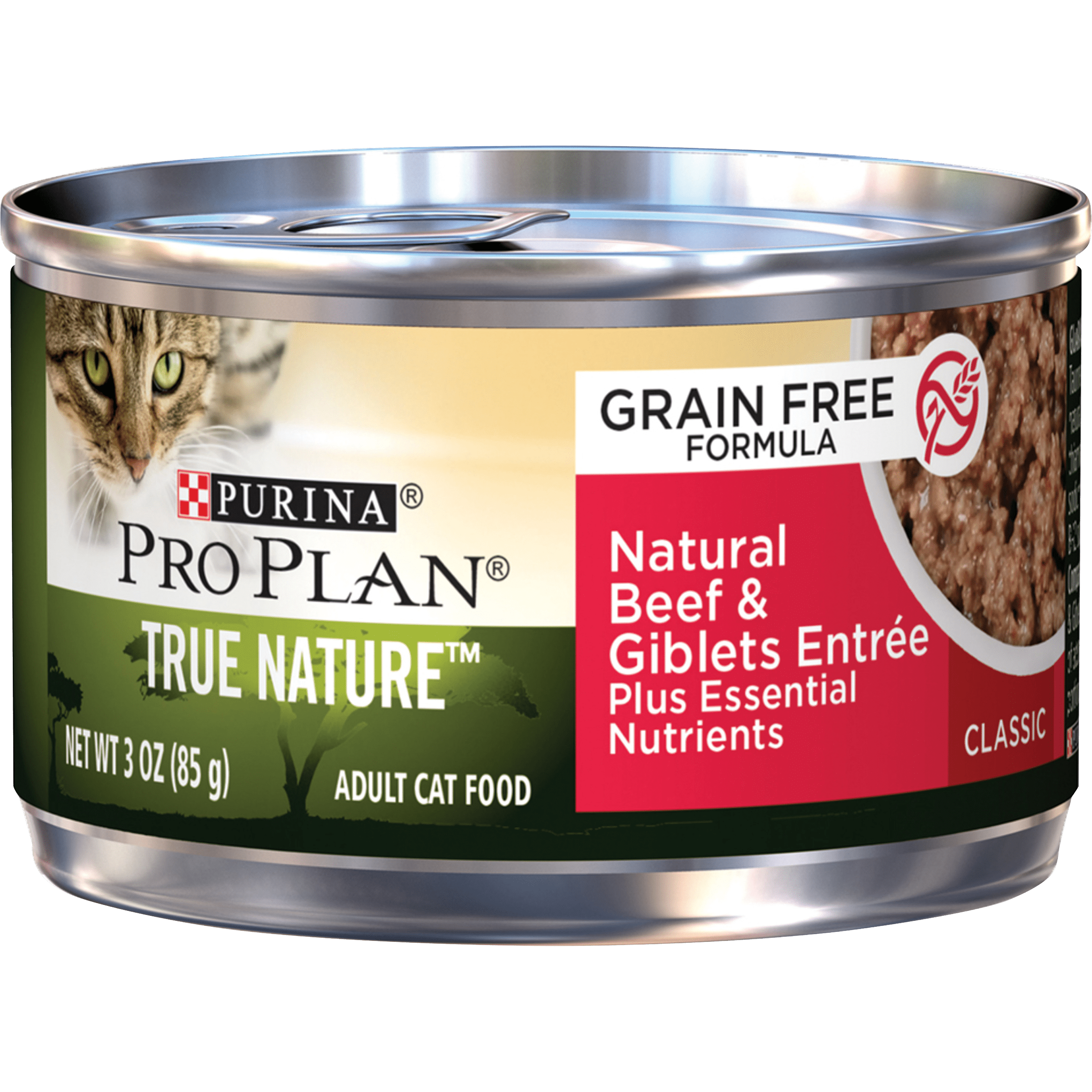 24 Pack Purina Pro Plan Natural Grain Free Pate Wet Cat Food TRUE NATURE Ocean Whitefish Salmon Entree 3 oz. Pull Top Cans Walmart