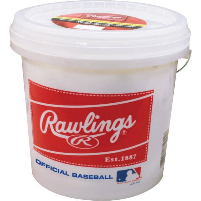(24 Pack) Rawlings Bucket of Official League Recreational Grade OLB3