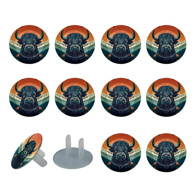 24 Pack Round Outlet Cover 2Prong Child Safety Socket Covers