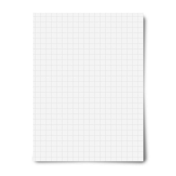 Royal Brites White Grid Heavyweight Poster Board, 24 Pack