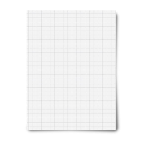 Royal Brites White Grid Heavyweight Poster Board, 24 Pack