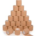 thumbnail image 1 of 24 Pack Self Adherent Cohesive Bandage Wrap, 2” x 5 Yards Stretch Non Woven Self Adhesive Tape - Skin Colour Athletic Elastic Bandage for First Aid Medical, Sports, Ankle, Wrist Sprains, 1 of 5