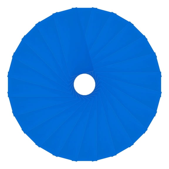 24 Pack Self-Adhesive Pvc Repair Patches for Swimming Pools Inflatable Kayaks Water Beds and Toys Durable Waterproof Fix Kit 4X10 Inch Blue D