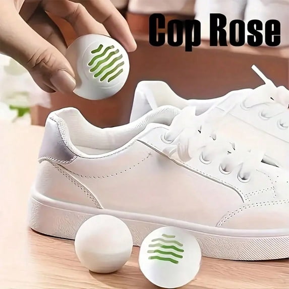 24 Pack Shoe Deodorizer Balls Solid Scent Plastic Odor Eliminator For Shoe Cabinets Freshener For Sports Shoes Indoor Aromatherapy Quick Acting Deodor