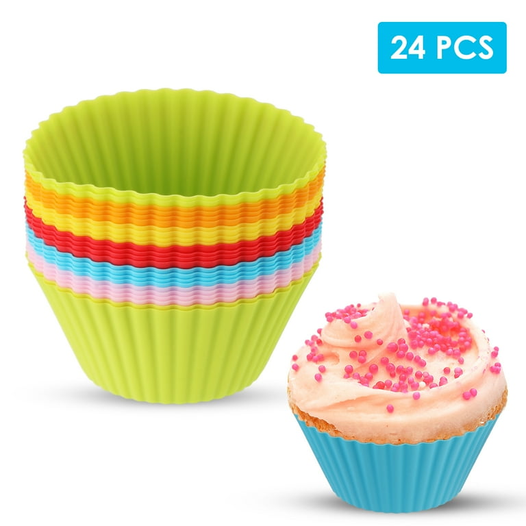 Silicone Cupcake Liners (24-Pack) Silicone Cupcake Liners (24-Pack)