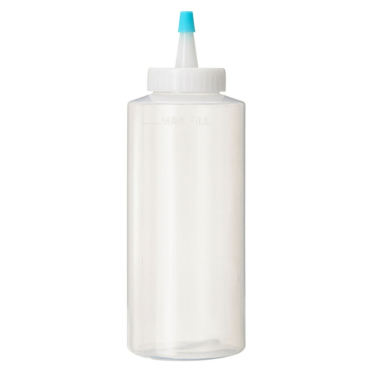 Plastic Squeeze Bottle - First In First Out - With Refill Lid And