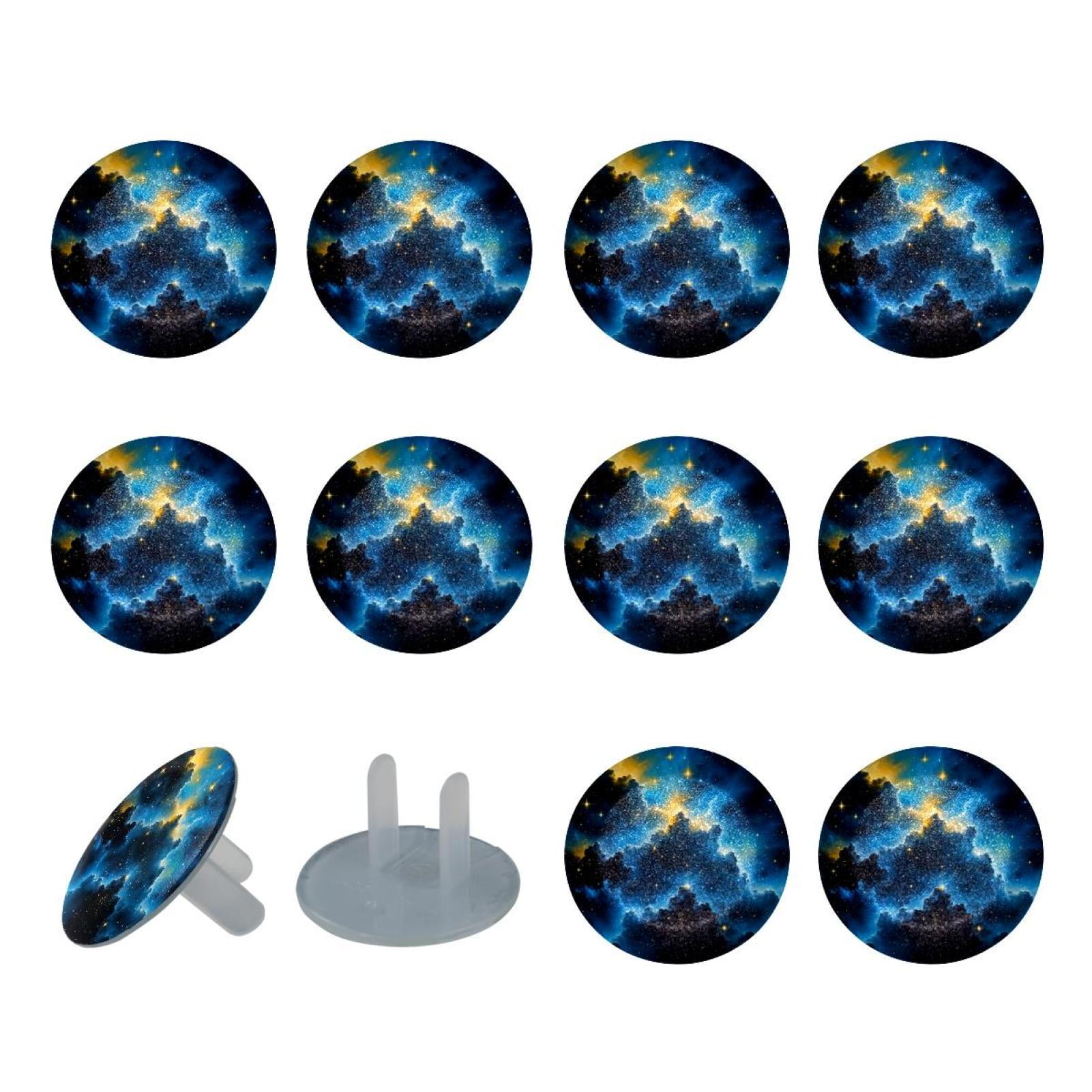 24 Pack Stars Nebula Outlet Covers Baby Proofing, Child Safety Plug ...