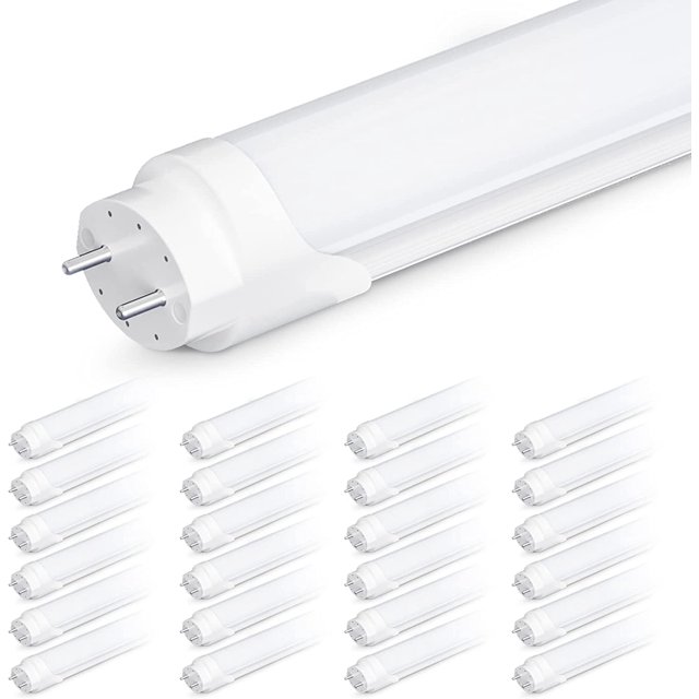 24Pack T8 4FT LED Bulbs, 5000K Daylight, 18W 2200LM, T8 T10 T12 Tube