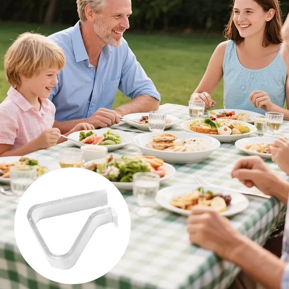 24 Pack Tablecloth Clips - Heavy Duty Picnic Table Clips, plastic Cloth Cover Clamps, Table Cloth Holders Ideal for Restaurant Picnics Marquees Weddings Graduation Party
