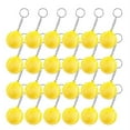 thumbnail image 1 of 24 Pack Tennis Ball Keychains,Mini Tennis Stress Ball Keychains,Sports Ball Keychains,Carnival Reward for Boy Girls Kids, 1 of 6