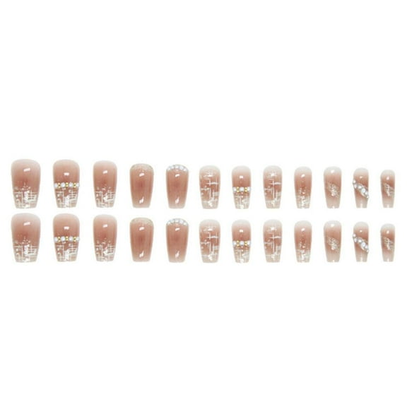 24 Pack Universal Fake Nails - Stylish Nail Look for Any Occasion
