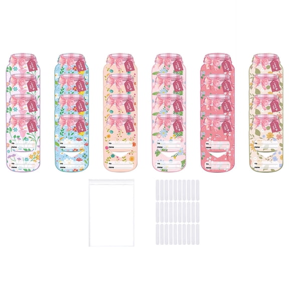 24 Pack Valentines Day Cards for Kids Classroom, Donut Erasers with Greeting Cards, Valentine Kids Party Favor, School Classroom Exchange Prizes, Ideal Valentines Gifts for Boys Girls