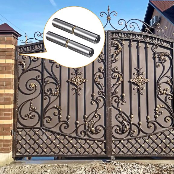 24 Pack Weld On Bullet Hinge, 3 inch Heavy Duty Weldable Barrel Hinge for Metal Gate, Trailer Ramp Pin OD 1/2 inch$$Tools & Hardware Other