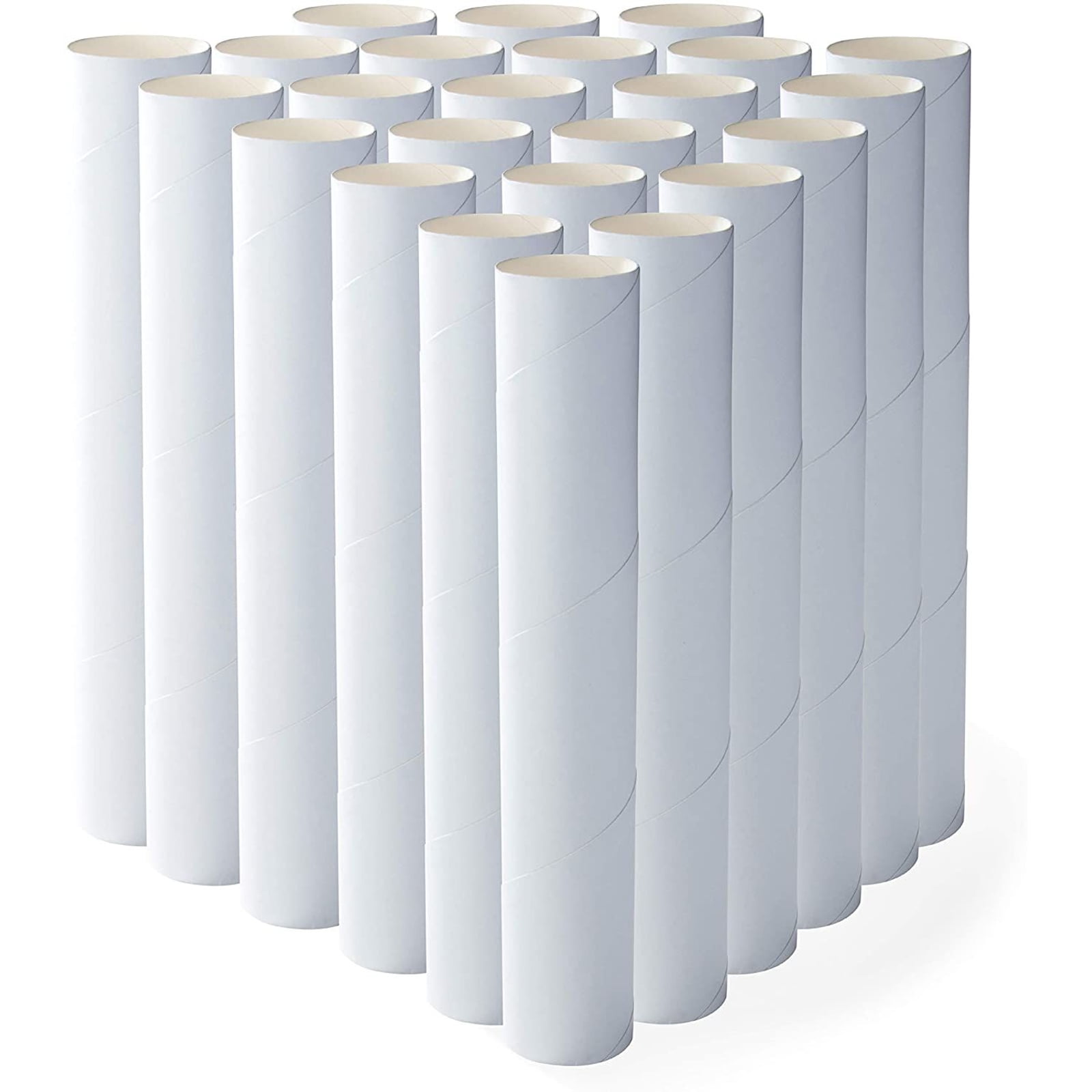 24 Pack Toilet Paper Rolls For Crafts, Empty White Cardboard Tubes for  Classroom, DIY Projects (1.6 x 4 In)