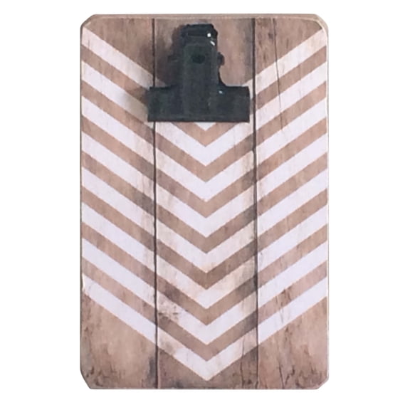 24 Pack: White & Natural Chevron Mini Clip Frame by Studio Decor