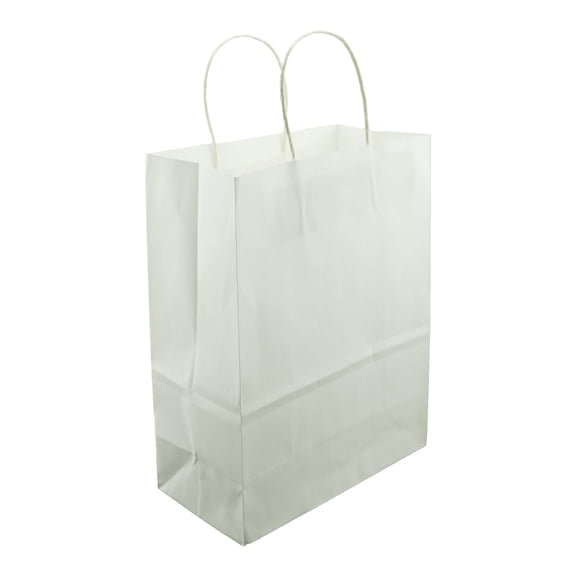 24 Pack: White Paper Gift Bag by Celebrate It™