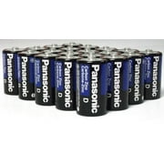 24 Pack Wholesale Lot Panasonic Super Heavy Duty D Batteries