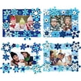 thumbnail image 1 of 24 Pack Winter Picture Frames Craft Kits with 24 Pcs Foam Photo Frames,176 Pcs Snowflake Sticker, 1 of 6