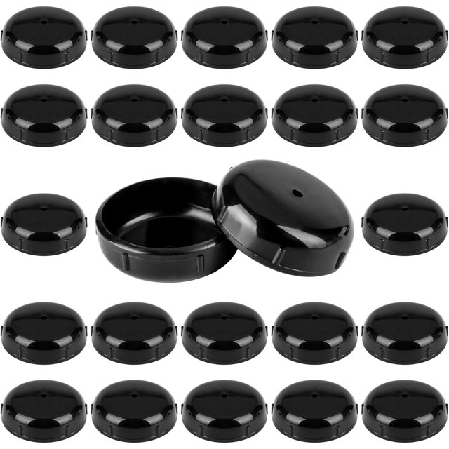 24Pack Wrought Iron Patio Furniture Feet Caps 11/2 inch Round Plastic