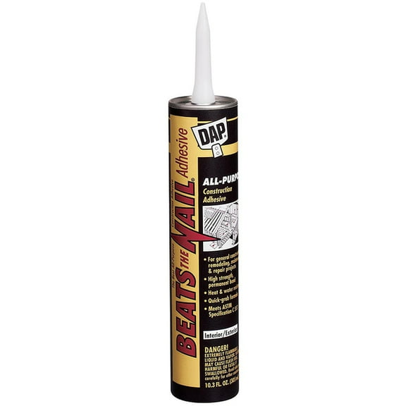 24-Pack of 10.3 oz Dap 25082 Beats The Nail All Purpose Construction Adhesive