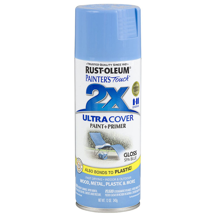 Rust Oleum 2x Painter s Touch Gloss Deep Blue Spray Paint 334032 main image 1
