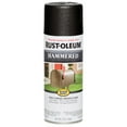 thumbnail image 1 of 24-Pack of 12 oz Rust-Oleum Brands 7215830 Black Stops Rust Hammered Spray Paint, 1 of 1