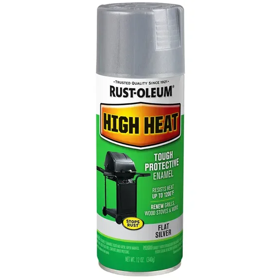 24-Pack of 12 oz Rust-Oleum Brands 7716830 Silver Specialty High Heat Enamel Spray Paint