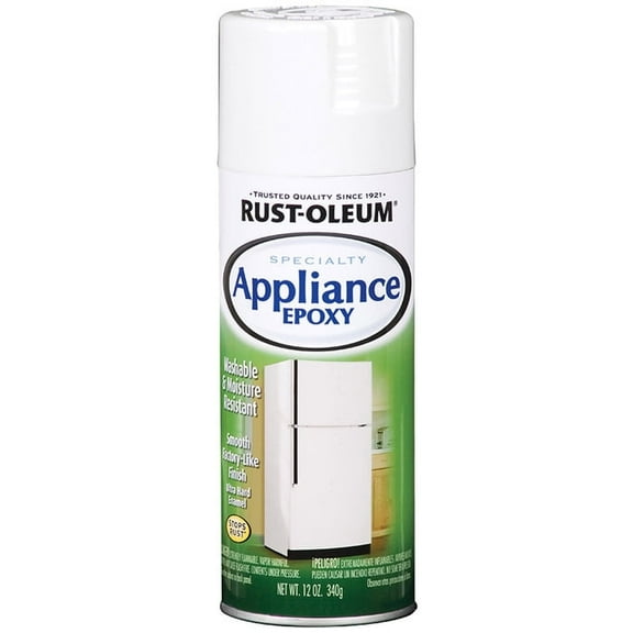 24-Pack of 12 oz Rust-Oleum Brands 7881830 White Specialty Appliance Epoxy Spray, Gloss