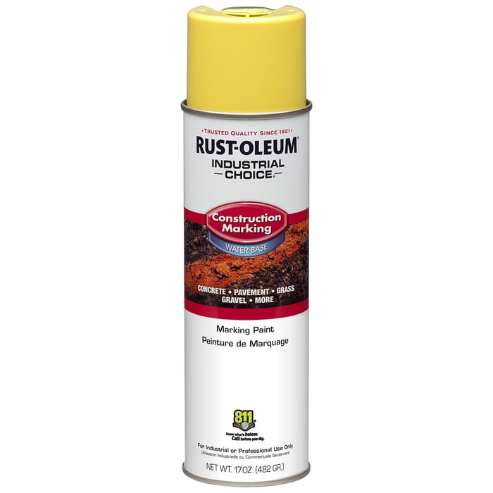 Rust Lab Yellow Create 24-Pack of 17 oz Rust-Oleum 264695 High Visibility Yellow Industrial ...