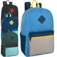 thumbnail image 1 of 24 Pack of Bulk Wholesale Multicolor Backpacks with Students, Travel, Commuting, Gym and Recreation in Male Colors Pack, 1 of 7