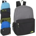 thumbnail image 1 of 24 Pack of Bulk Wholesale Solid Colored Backpacks for Stationary, Travel, Commuting and Gym in Basic Colors Pack, 1 of 2
