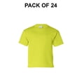 thumbnail image 1 of 24 Pack of Gildan Ultra 100% Cotton Youth T-Shirt – Safety Green Color | 6 Oz Size - XS | Buy from GLIDAN, 1 of 5