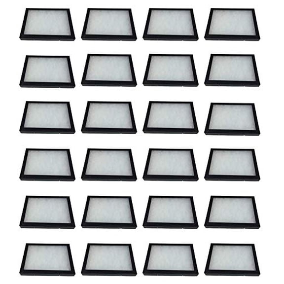 24 Pack of Riker Display Cases 6 x 8 x 3/4 for Collectibles Jewelry