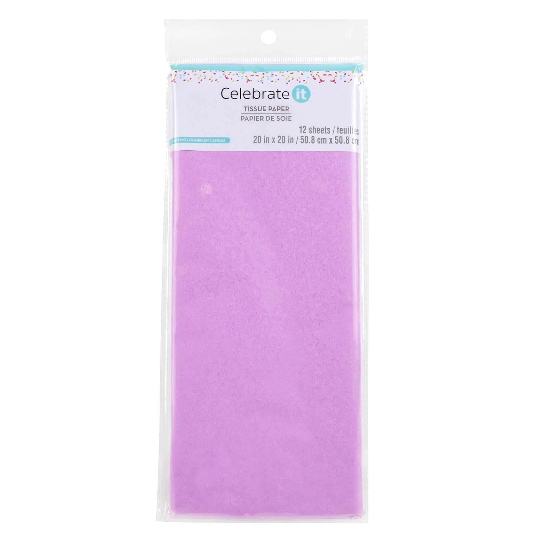 Celebrate It Lavender Tissue Paper, 24 Packs: 12 ct. (288 total)