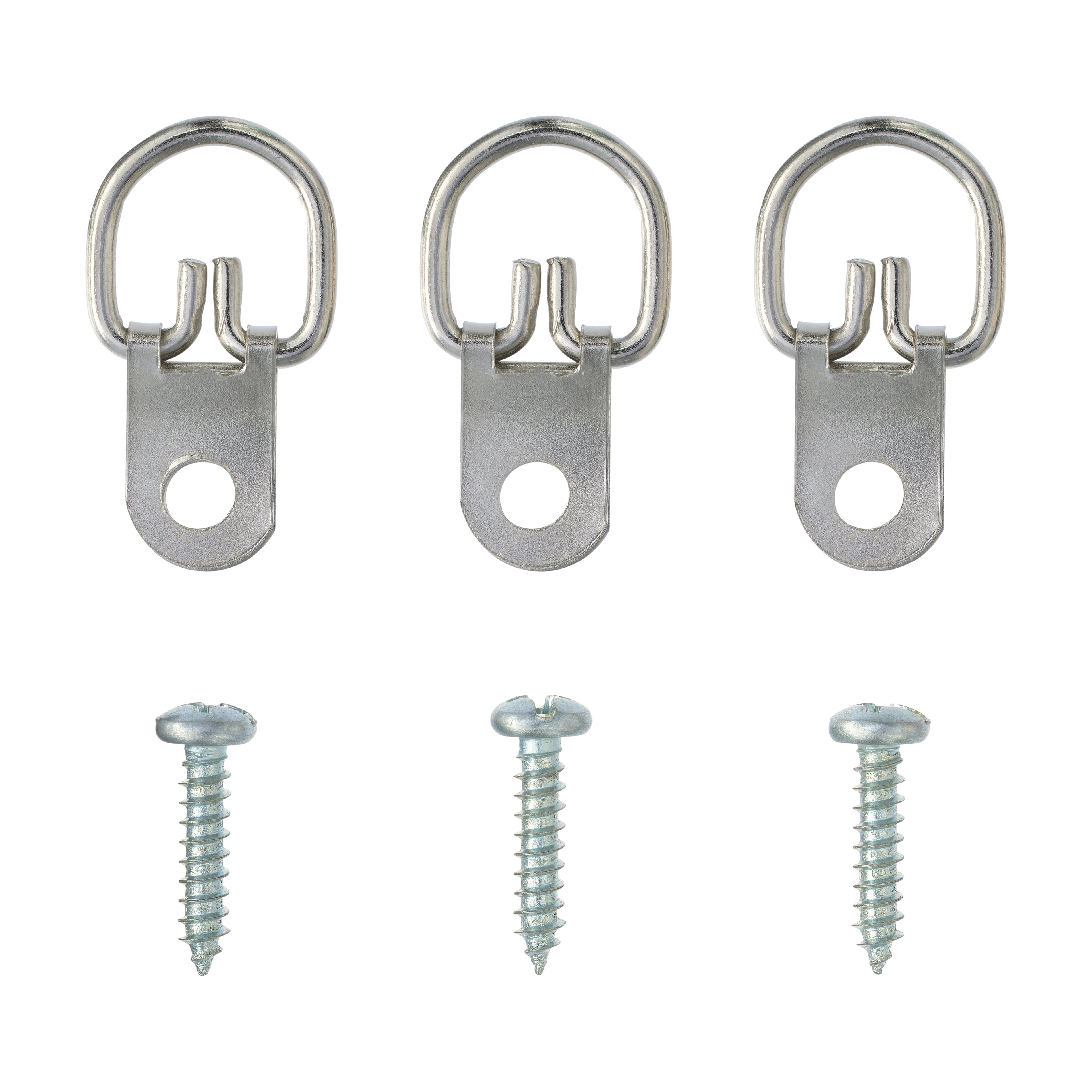 24 Packs: 3 ct. (72 total) 50lb. 1-Hole D-Ring Hanger by Studio Decor