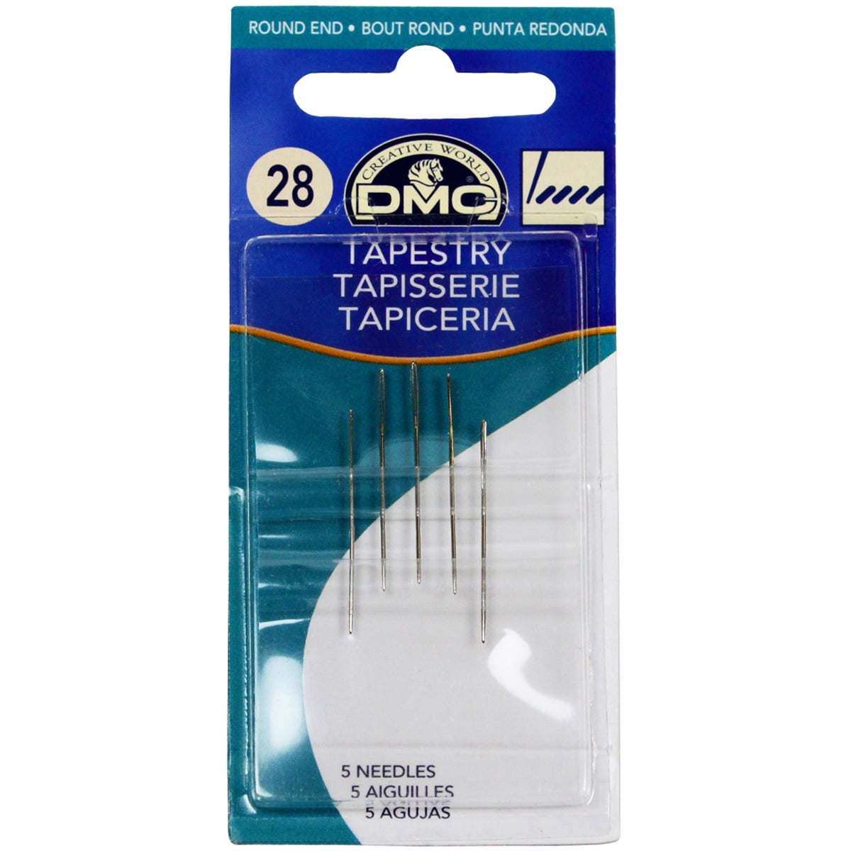 DMC Size 28 Tapestry Needles, 24 Packs: 5 ct. (120 total)