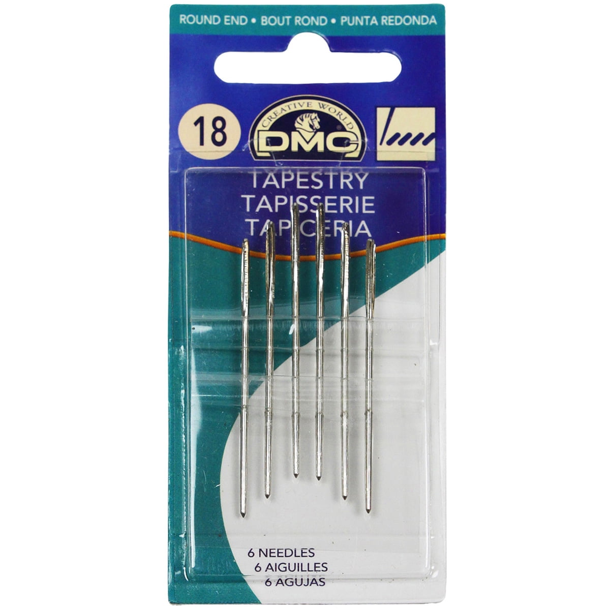 DMC Size 18 Tapestry Needles, 24 Packs: 6 ct. (144 total)