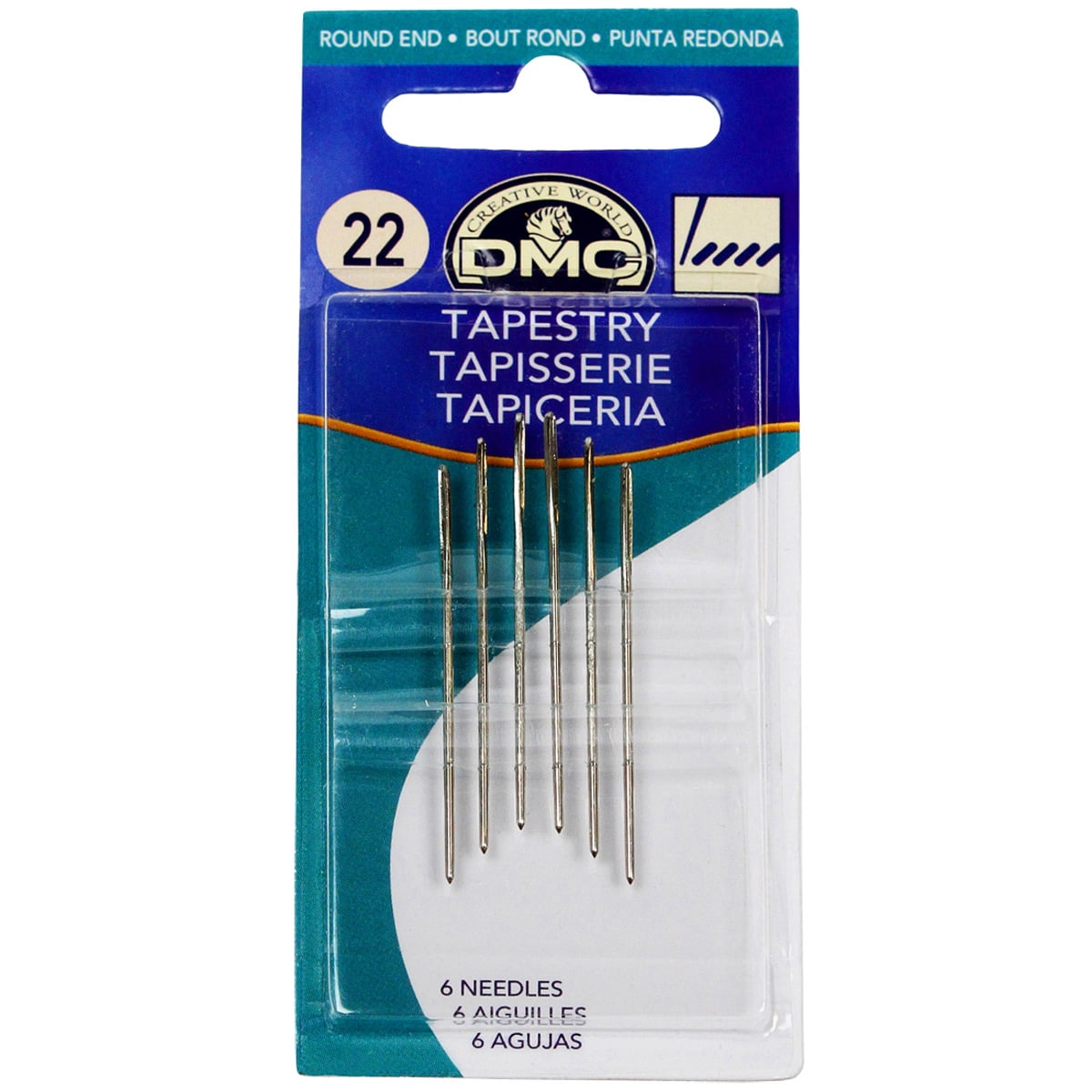 DMC Size 22 Tapestry Needles, 24 Packs: 6 ct. (144 total)
