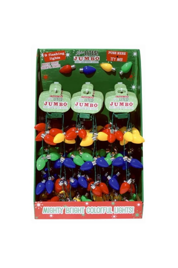 24 Packs Jumb LGT Flash Necklace