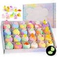 thumbnail image 1 of 24 Packs Of Children's Bath Bombs Natural Organics Bath Bombs In Bath Toys For And Boys Birthday Presents For Children, 1 of 7