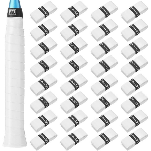 24 Packs Tennis Racket Grip Tape, Precut and Dry Feel Badminton Racket Overgrips Tape with Velvety Comfort for Anti Slip and Absorbent Grip, Wrap Your Racquet for High Performance