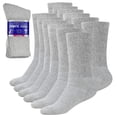 thumbnail image 1 of 24 Pairs Cotton Diabetic Crew Socks for Healthy Blood Circulator. Physicians Approved Therapeutic Non-Binding / Loose fit, 1 of 8