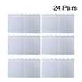 24 Pairs Heavy Duty Adhesive Picture Hanging Strips Large NonTrace