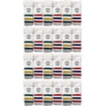thumbnail image 1 of 24 Pairs Of Yacht & Smith 17 Inch Wholesale Kids Tube Socks, Childrens Cotton Referee Sport Socks Size 6-8 (6-8 White w/Stripes), 1 of 3