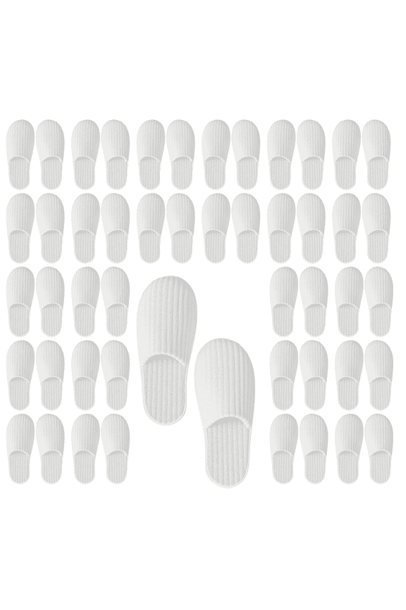 24 Pairs Spa Slippers, Non Slip Disposable Slippers For Guest, Washable Reusable, Which Can Be Used As Women Men, House, Indoor, Bathroom, Bedroom, Hotel, Bride Slippers
