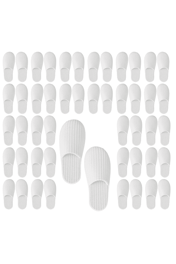 24 Pairs Spa Slippers, Non Slip Disposable Wholesale Bulk Hotel Slippers for Guests, Multi Color Reusable House Slippers, Indoor, Bathroom, Bedroom, Travel Slippers for Women, Men, Unisex