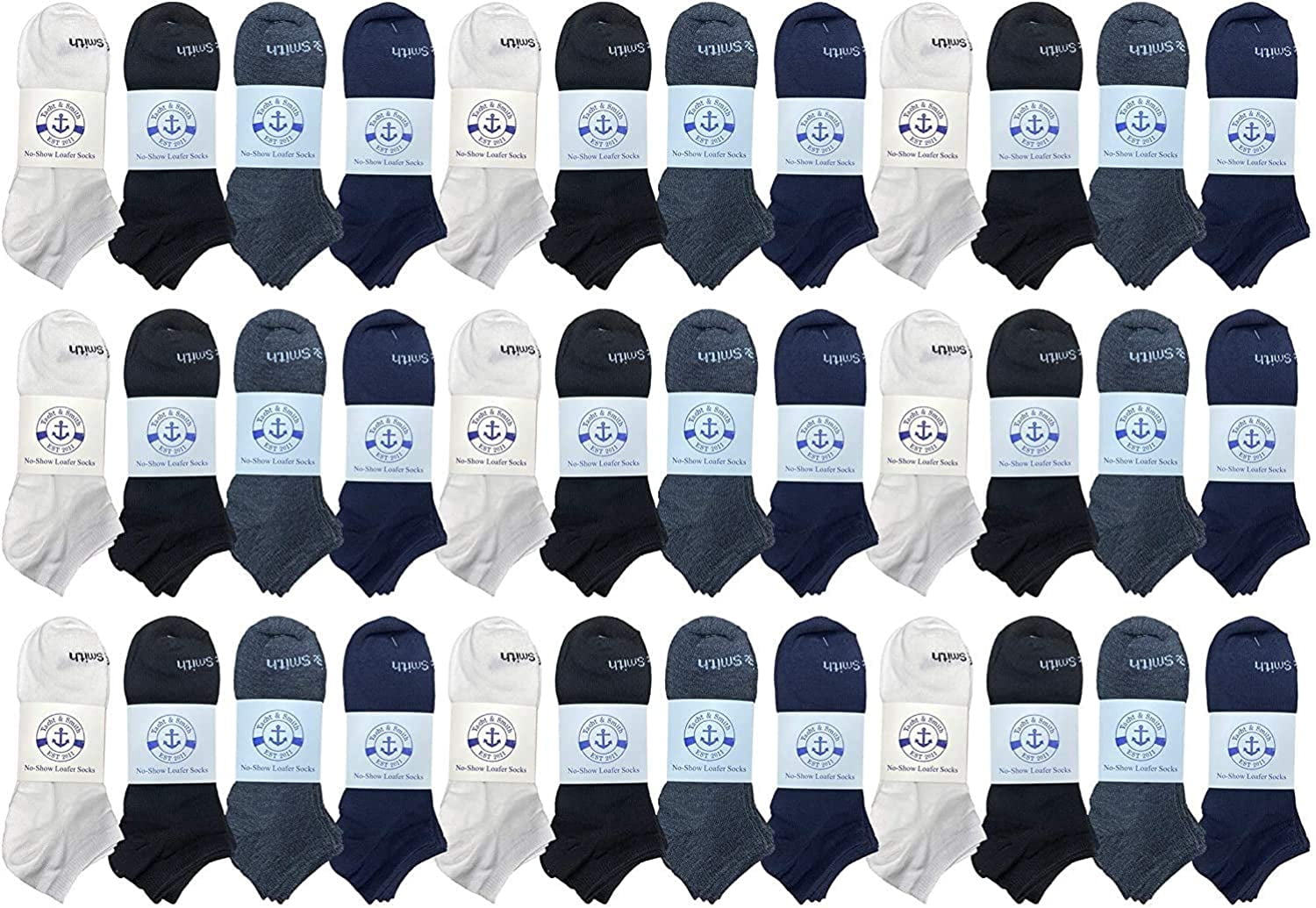 3 Pairs Ankle Socks No Show Sock Low-Cut Athletic Men Soft